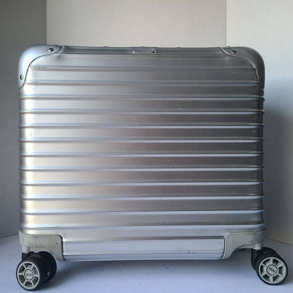 Rimowa Compact Business Trolley Aluminum Rolling Case Lock Custom Foam Insert